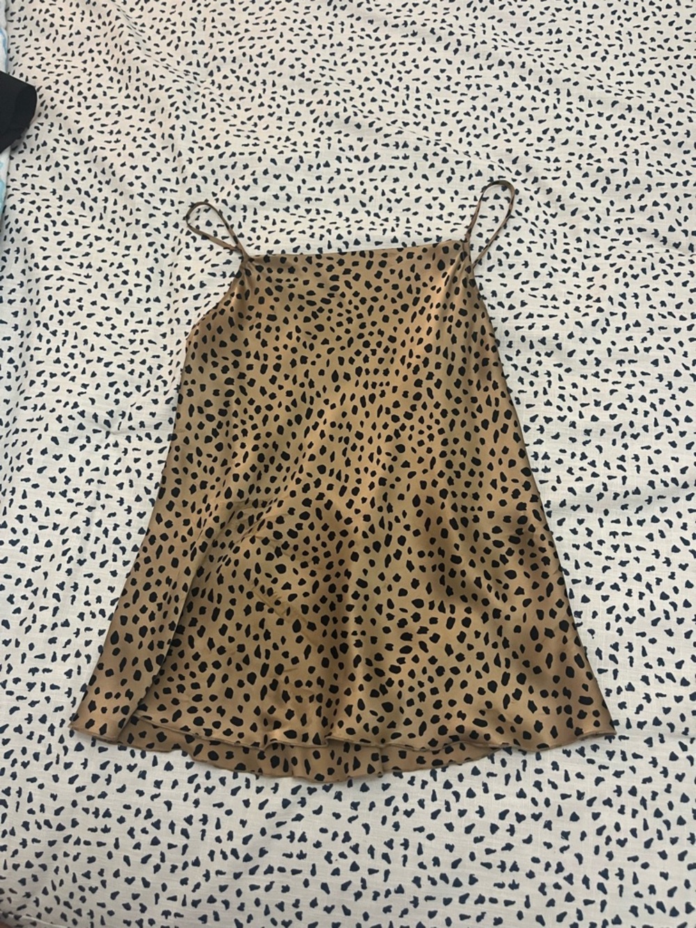 NWOT Leopard Print tank in Camel and Black